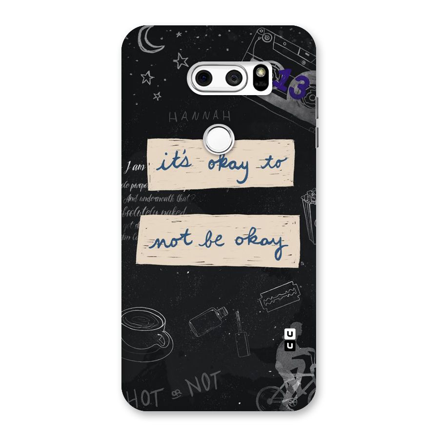 Its Okay Back Case for LG V30