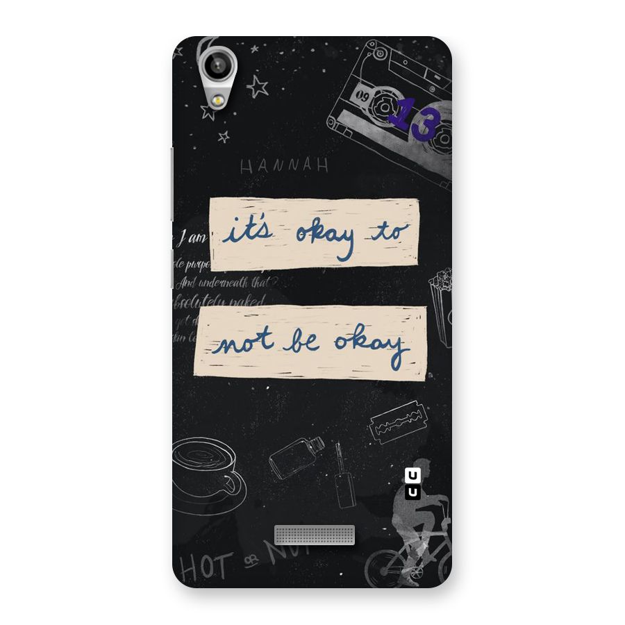 Its Okay Back Case for Lava-Pixel-V1