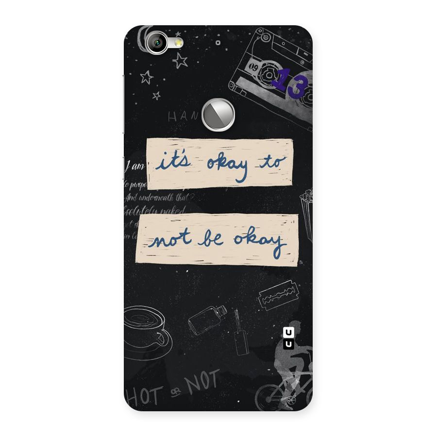 Its Okay Back Case for LeTV Le 1s