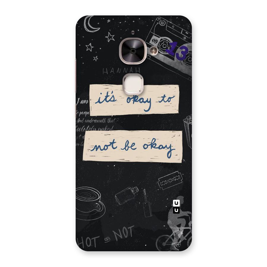 Its Okay Back Case for Le 2