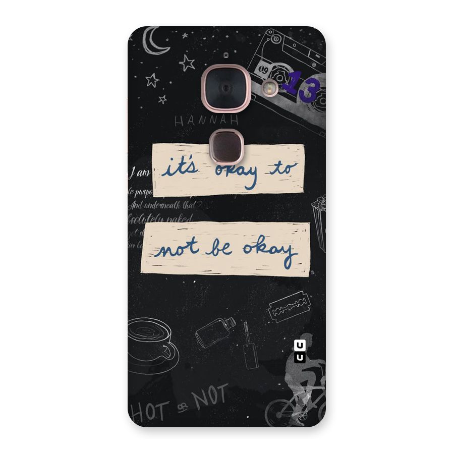 Its Okay Back Case for Le Max 2