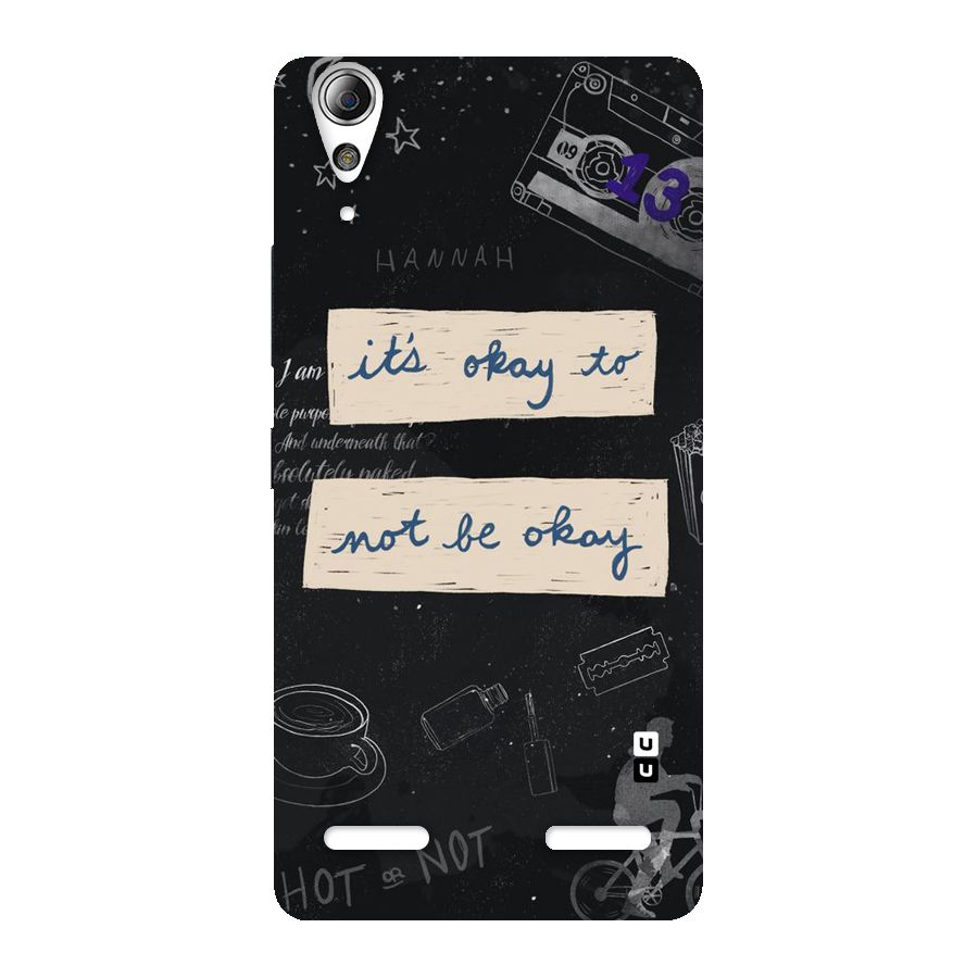 Its Okay Back Case for Lenovo A6000