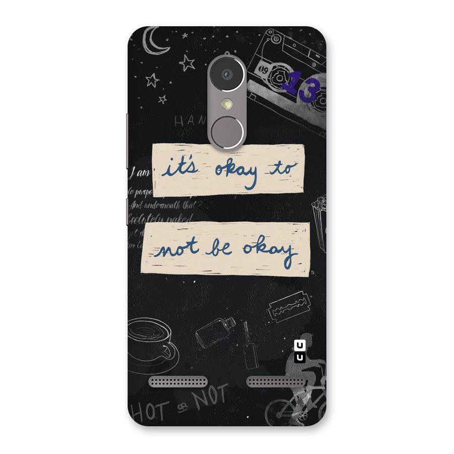Its Okay Back Case for Lenovo K6 Power