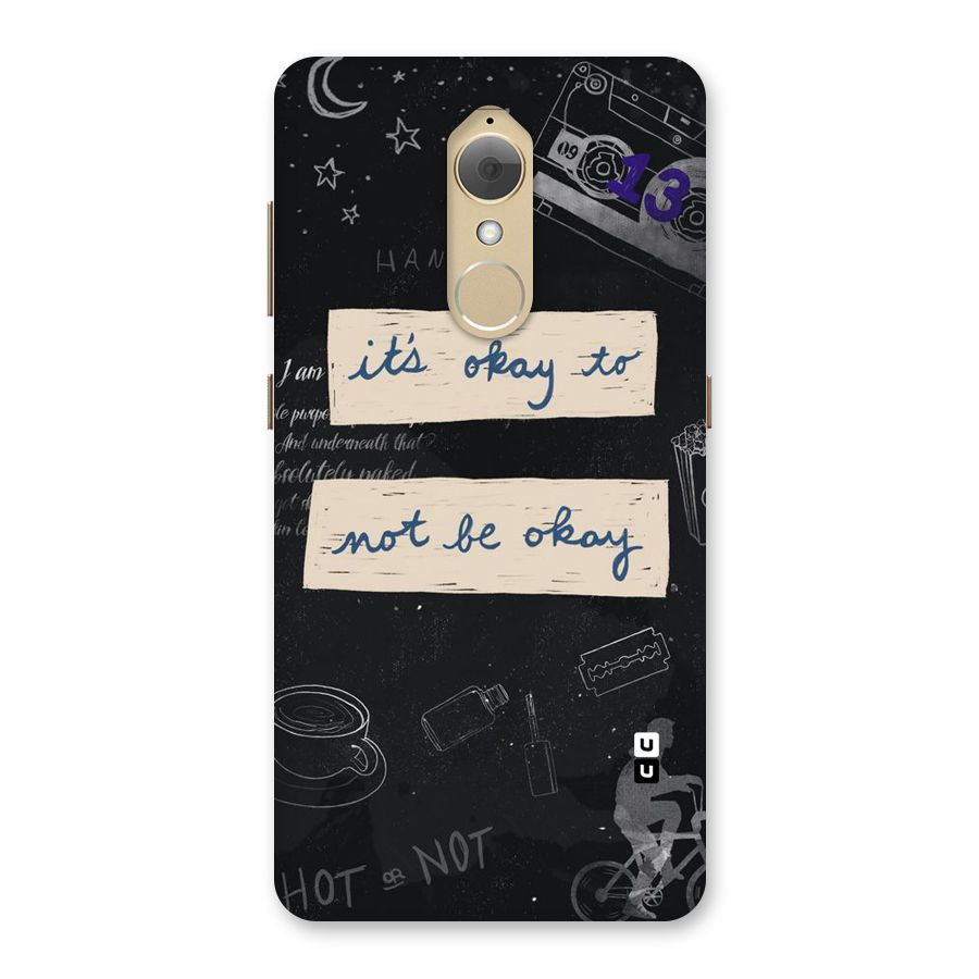 Its Okay Back Case for Lenovo K8