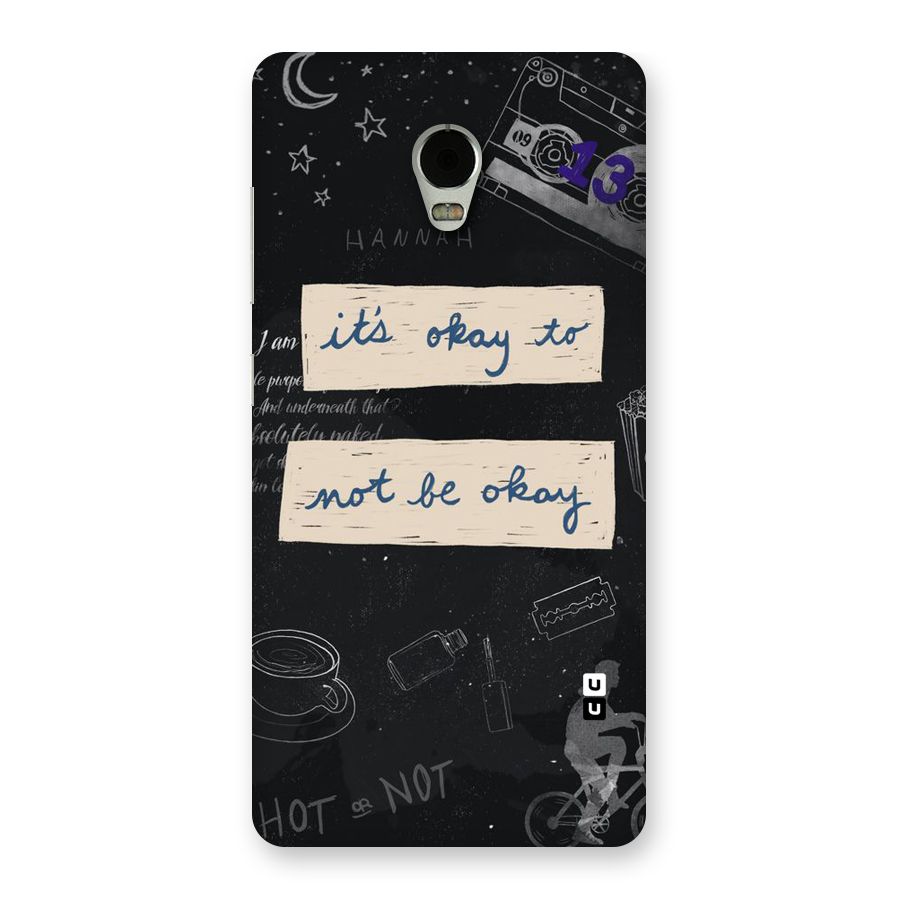 Its Okay Back Case for Lenovo Vibe P1