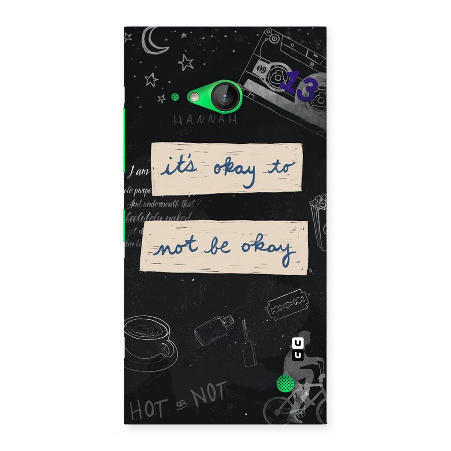 Its Okay Back Case for Lumia 730