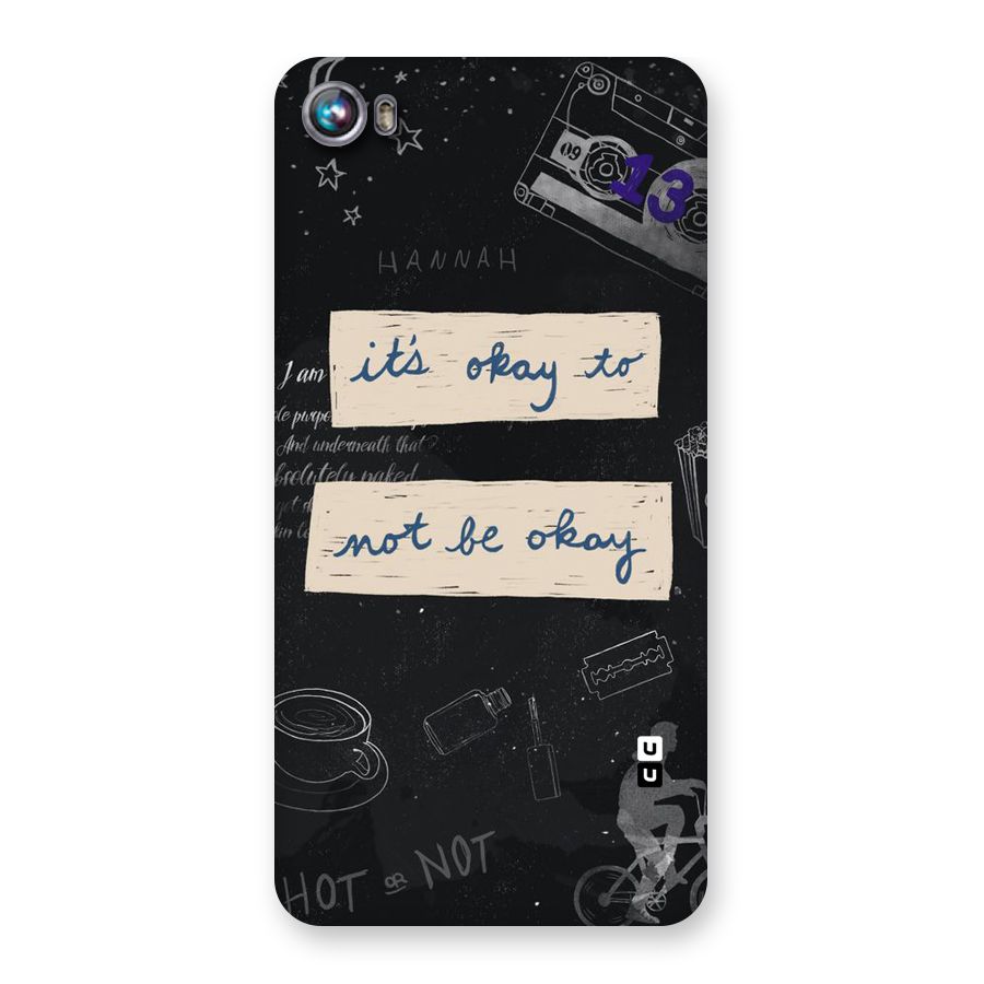 Its Okay Back Case for Micromax Canvas Fire 4 A107