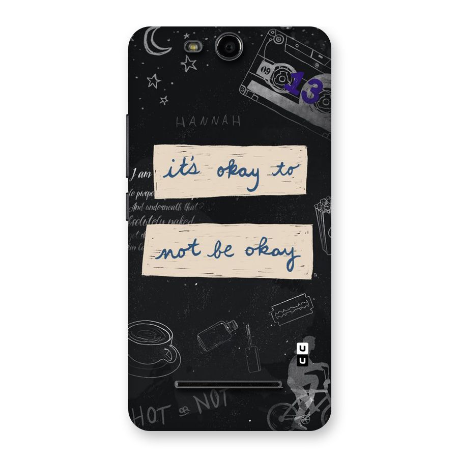 Its Okay Back Case for Micromax Canvas Juice 3 Q392