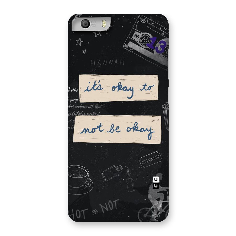 Its Okay Back Case for Micromax Canvas Knight 2