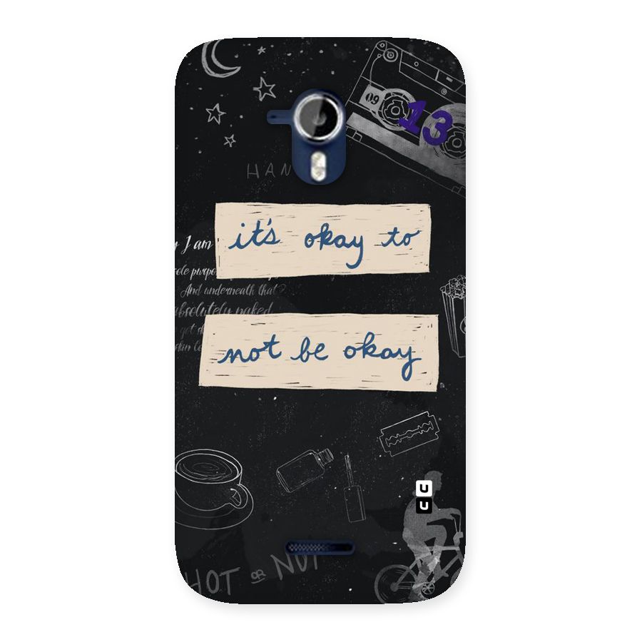 Its Okay Back Case for Micromax Canvas Magnus A117