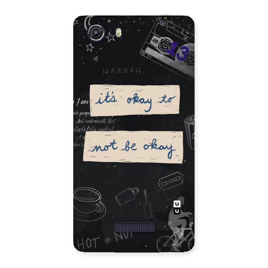 Its Okay Back Case for Micromax Unite 3