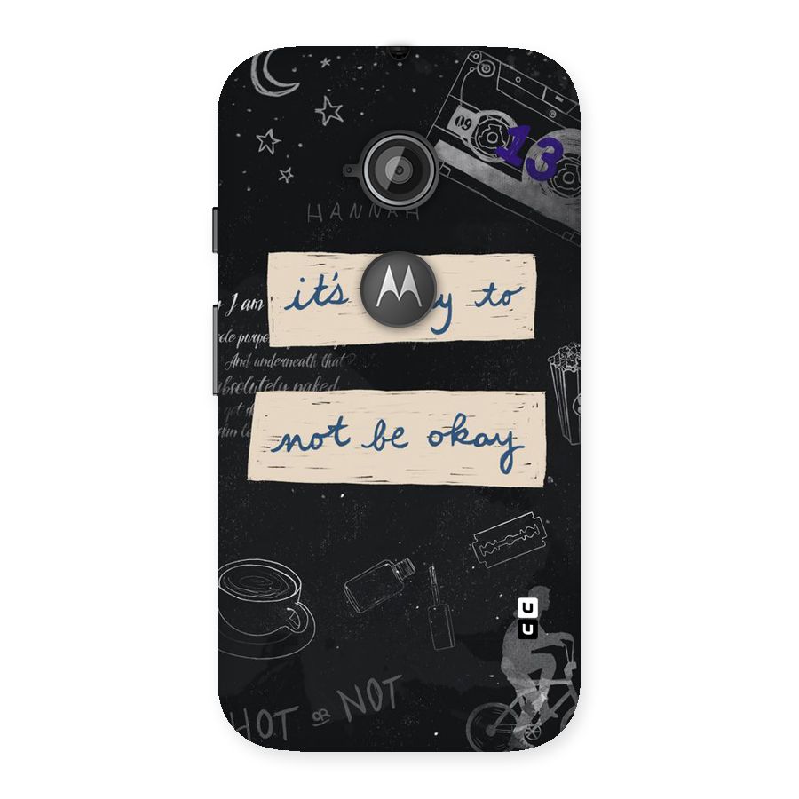 Its Okay Back Case for Moto E 2nd Gen