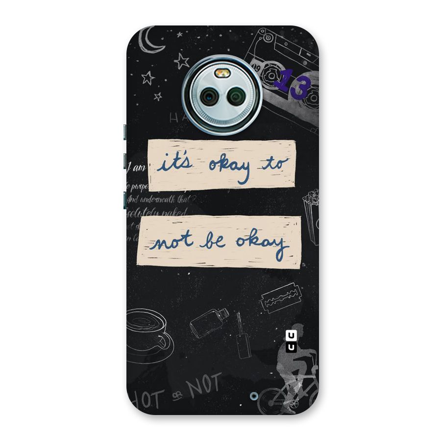 Its Okay Back Case for Moto X4