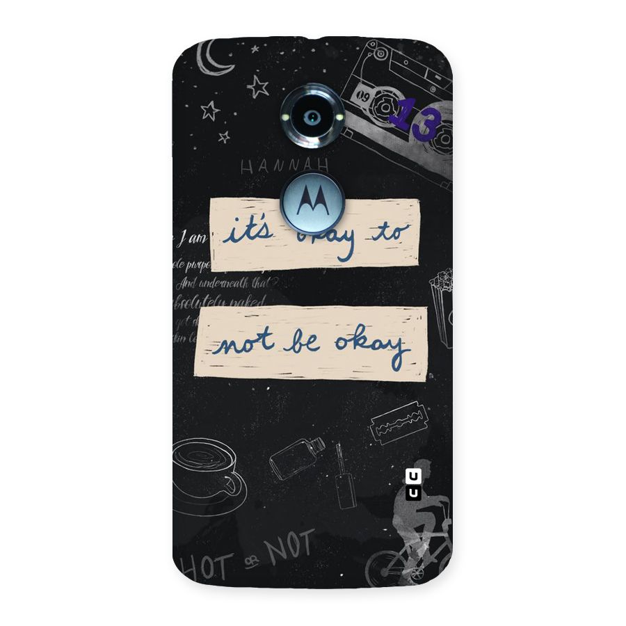 Its Okay Back Case for Moto X 2nd Gen