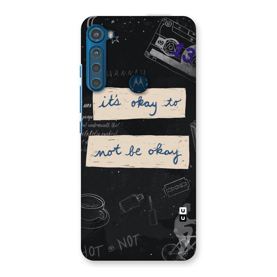 Its Okay Back Case for Motorola One Fusion Plus