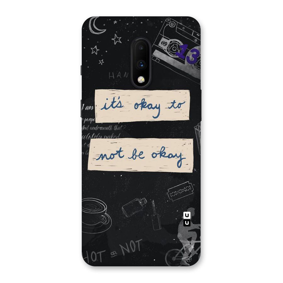 Its Okay Back Case for OnePlus 7