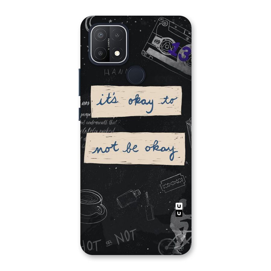 Its Okay Back Case for Oppo A15s