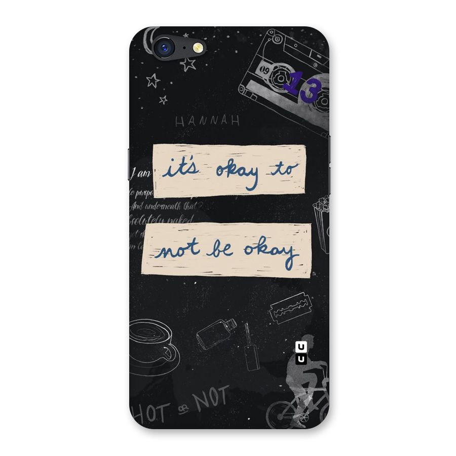 Its Okay Back Case for Oppo A71