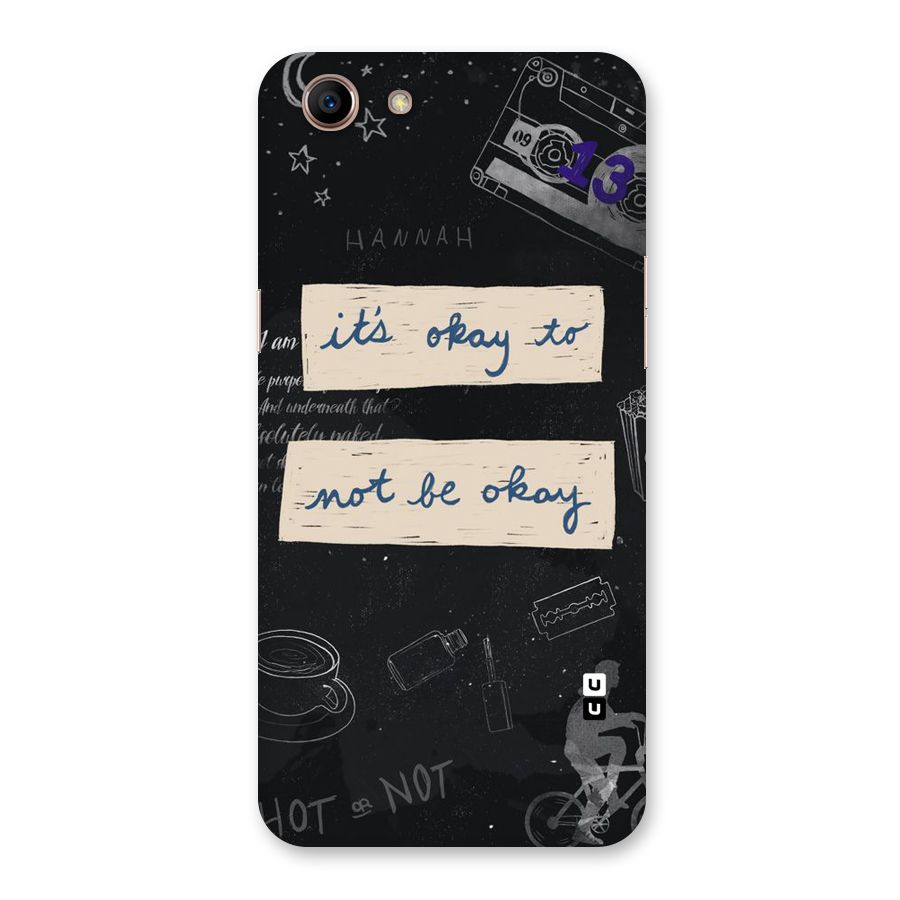 Its Okay Back Case for Oppo A83 (2018)