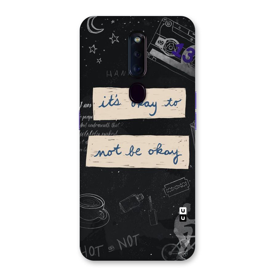 Its Okay Back Case for Oppo F11 Pro