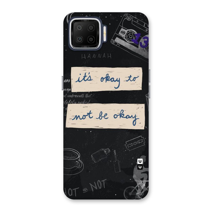 Its Okay Back Case for Oppo F17