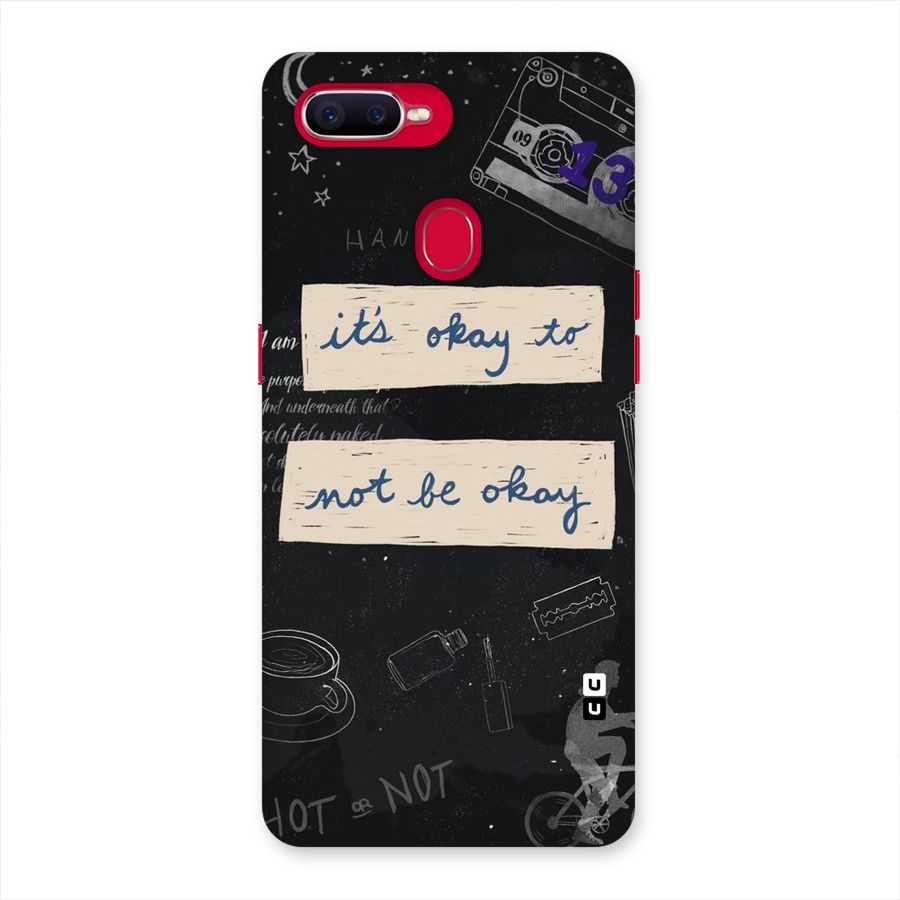 Its Okay Back Case for Oppo F9 Pro