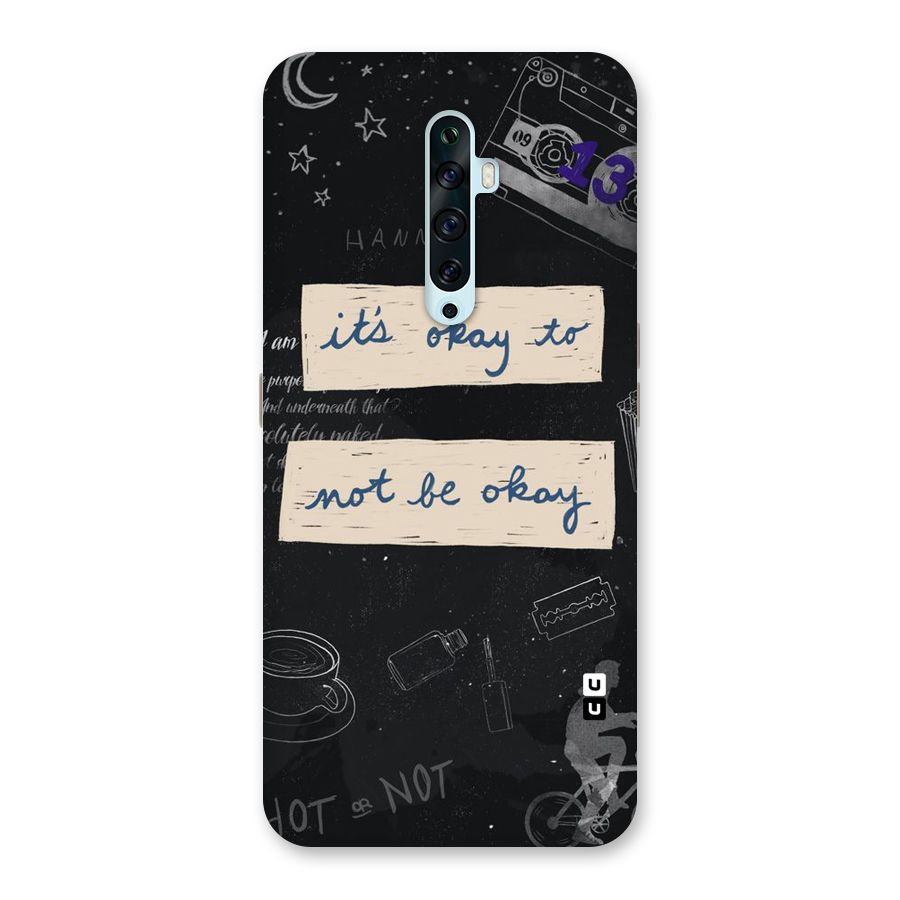 Its Okay Back Case for Oppo Reno2 F