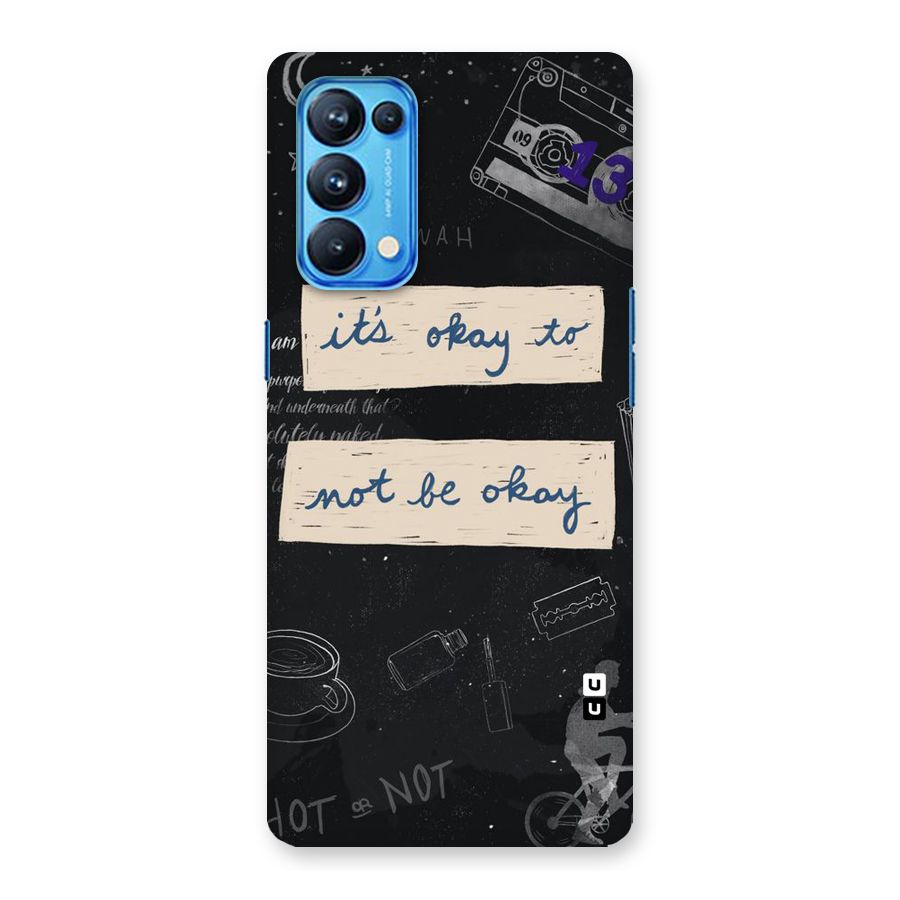Its Okay Back Case for Oppo Reno5 Pro 5G