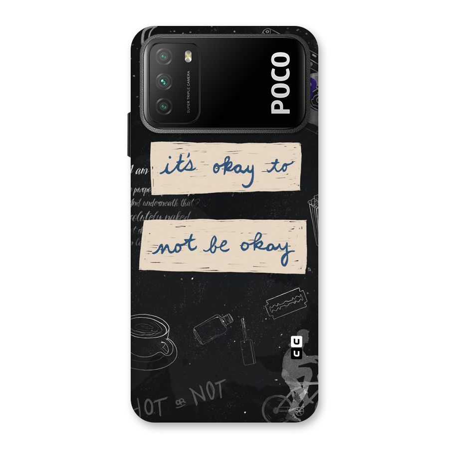 Its Okay Back Case for Poco M3