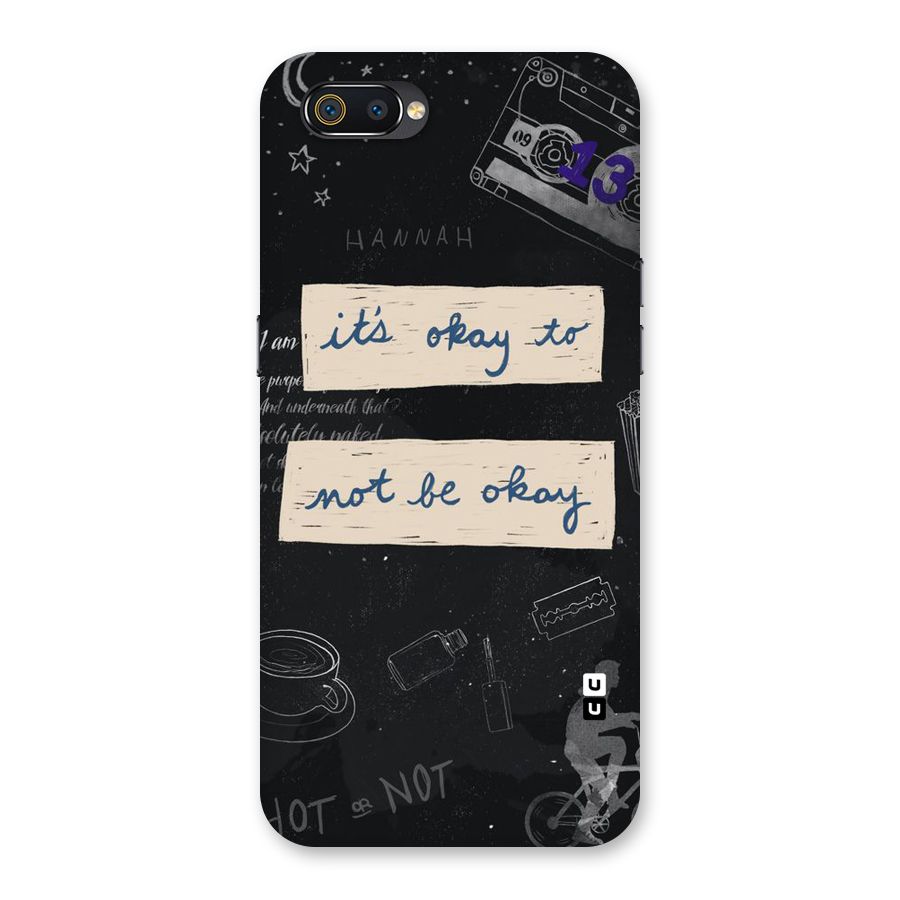 Its Okay Back Case for Realme C2
