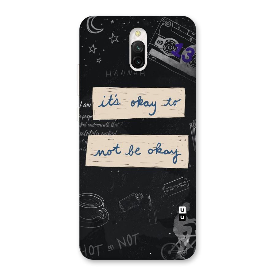 Its Okay Back Case for Redmi 8A Dual