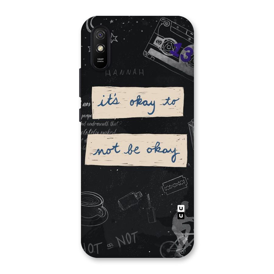 Its Okay Back Case for Redmi 9i