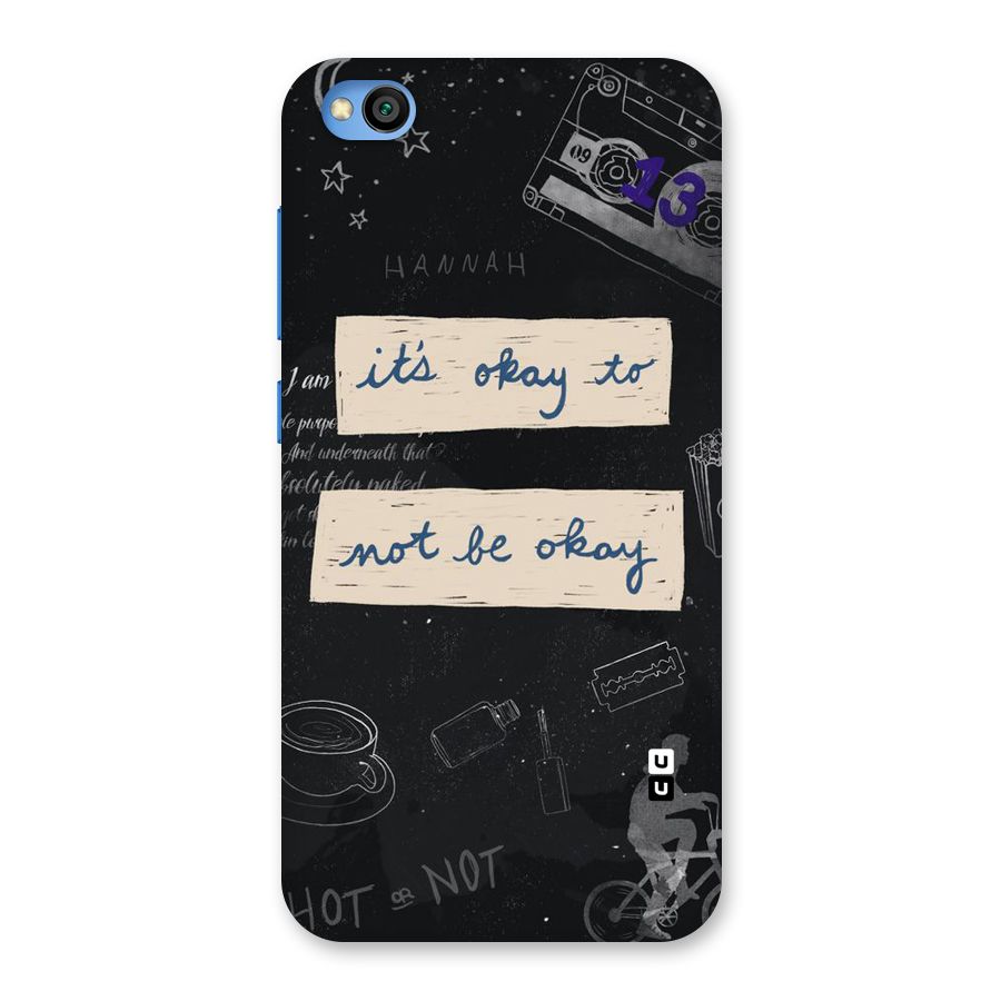 Its Okay Back Case for Redmi Go
