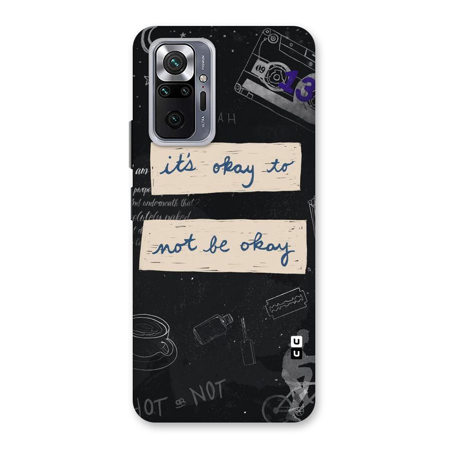 Its Okay Back Case for Redmi Note 10 Pro