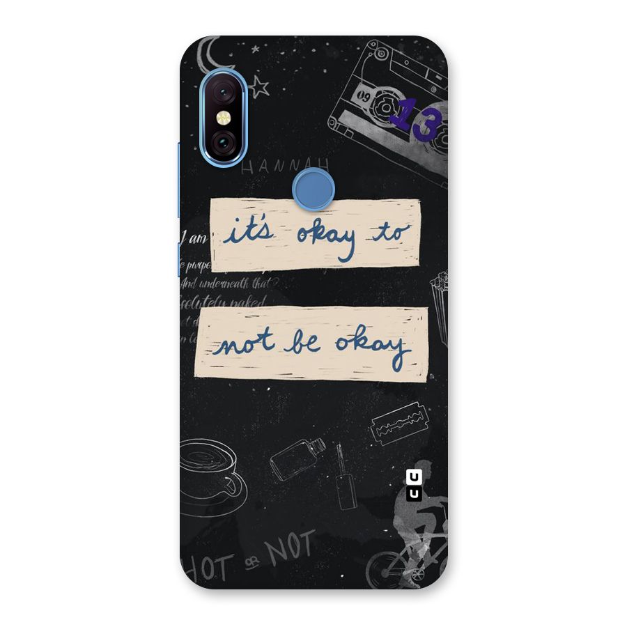 Its Okay Back Case for Redmi Note 6 Pro
