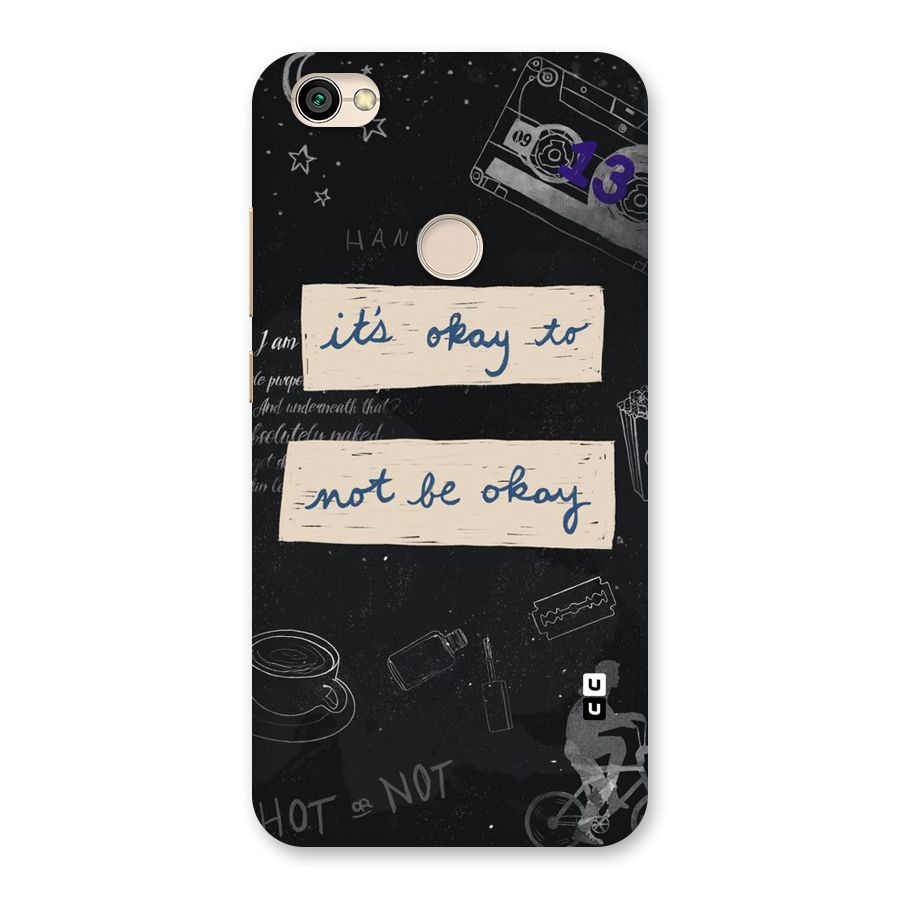 Its Okay Back Case for Redmi Y1 2017