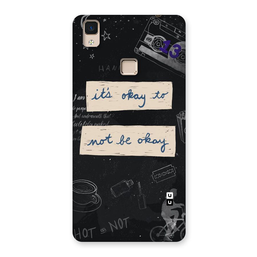 Its Okay Back Case for V3 Max