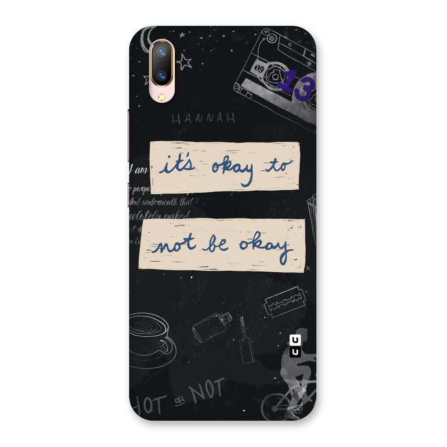 Its Okay Back Case for Vivo V11 Pro