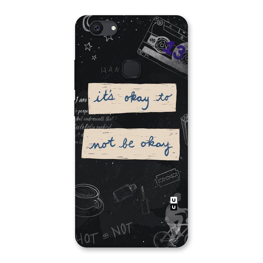Its Okay Back Case for Vivo V7 Plus