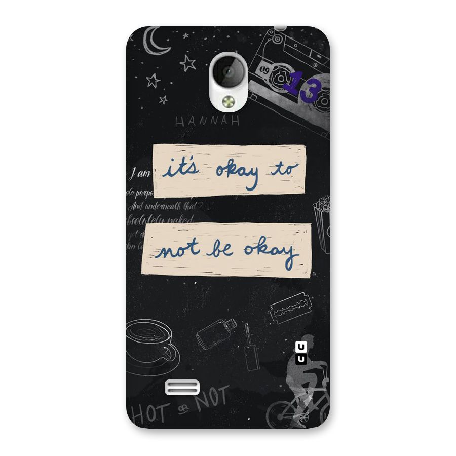 Its Okay Back Case for Vivo Y21