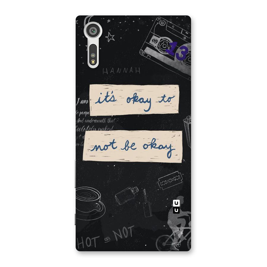 Its Okay Back Case for Xperia XZ