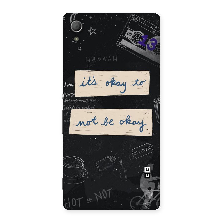 Its Okay Back Case for Xperia Z4