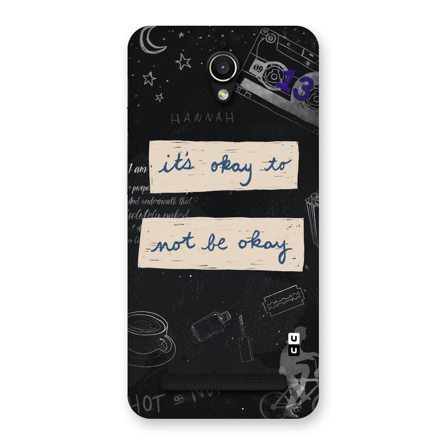 Its Okay Back Case for Zenfone Go