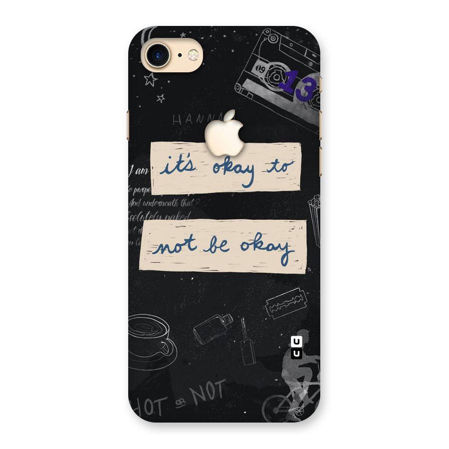 Its Okay Back Case for iPhone 7 Apple Cut