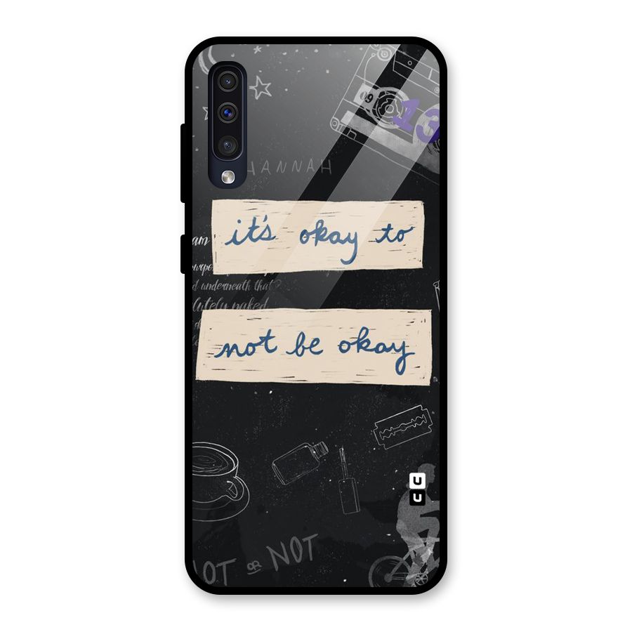 Its Okay Glass Back Case for Galaxy A50s