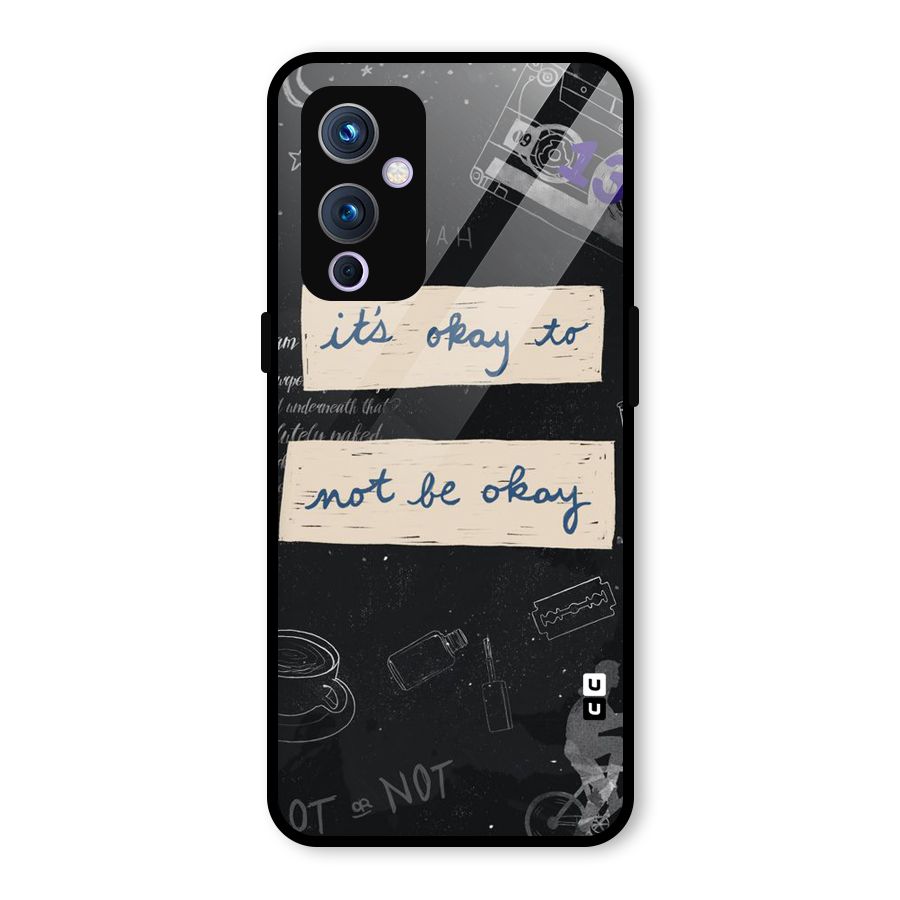 Its Okay Glass Back Case for OnePlus 9