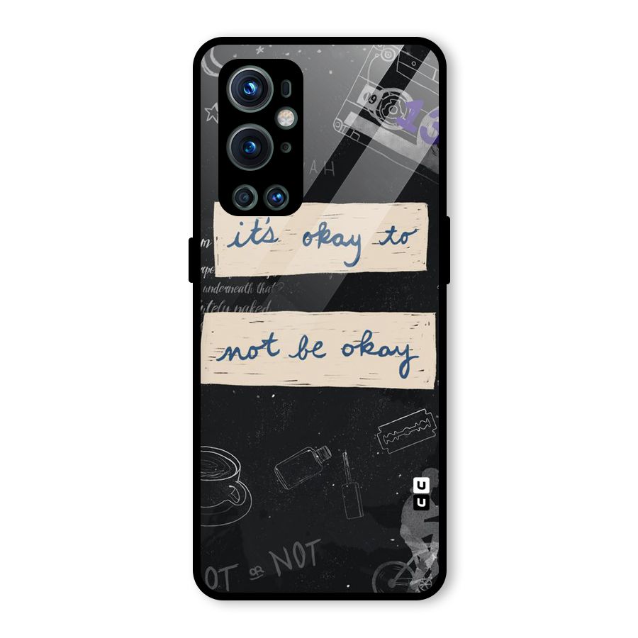 Its Okay Glass Back Case for OnePlus 9 Pro