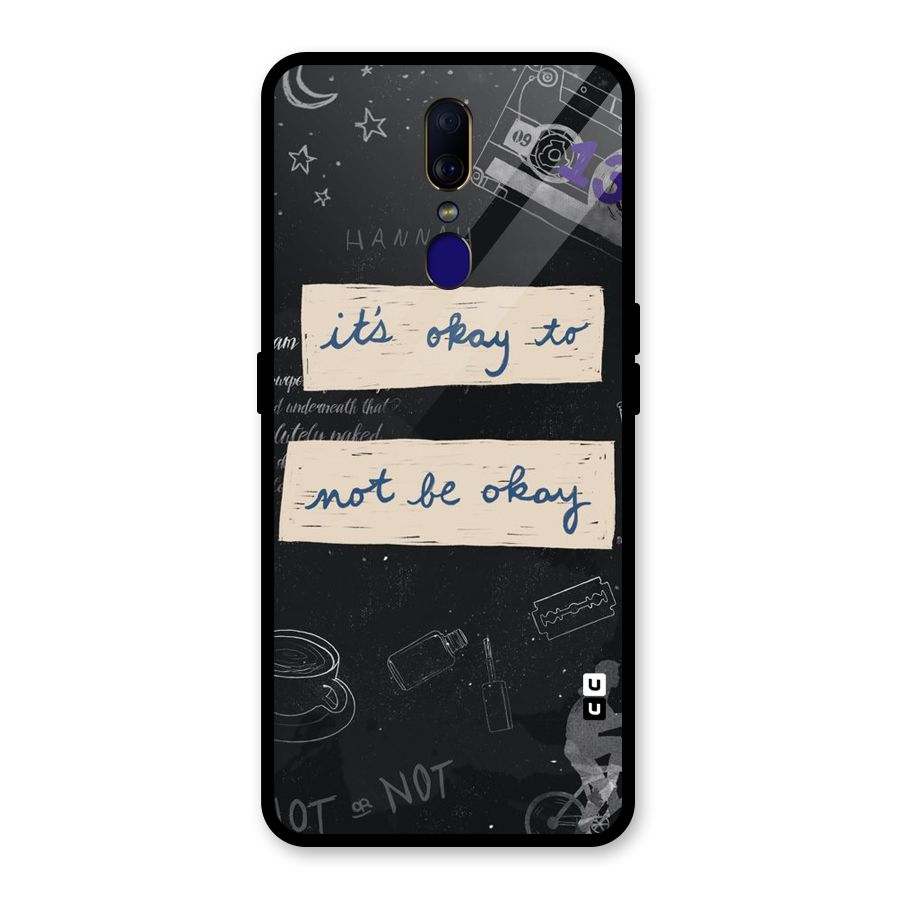 Its Okay Glass Back Case for Oppo F11