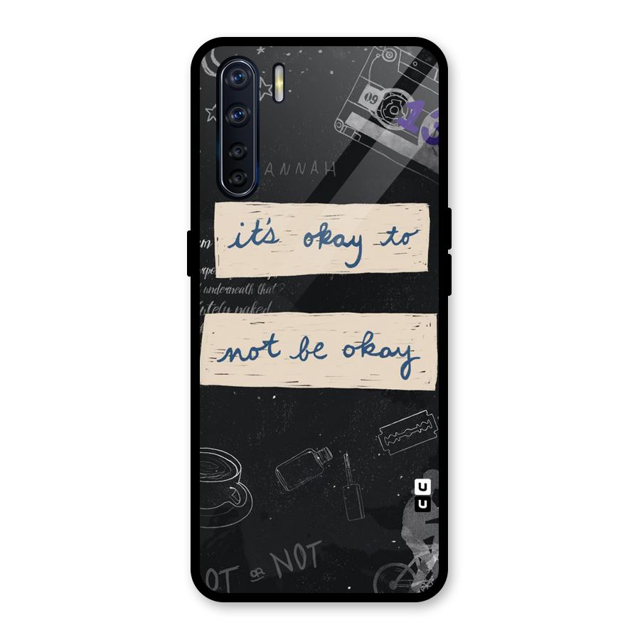 Its Okay Glass Back Case for Oppo F15