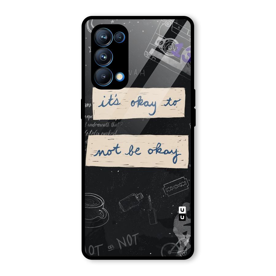 Its Okay Glass Back Case for Oppo Reno5 Pro 5G